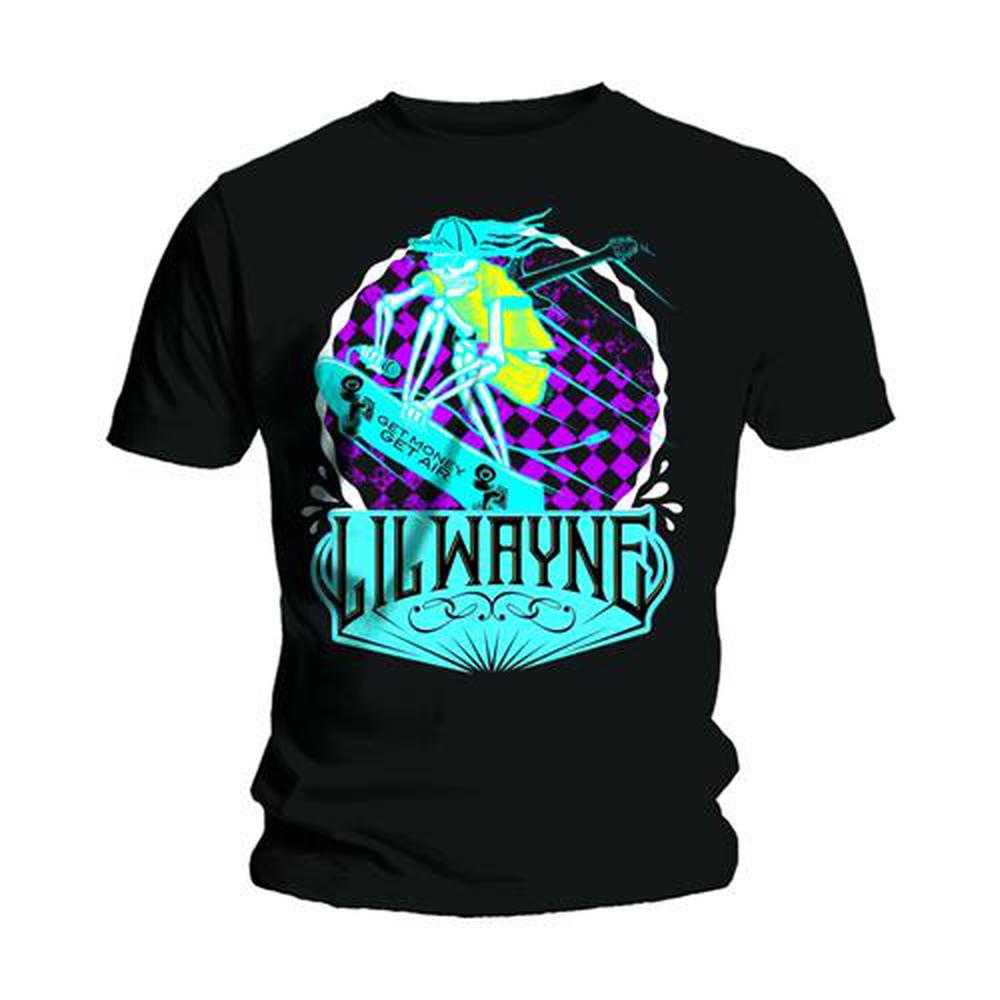 Lil Wayne - Get Money Heren Tshirt - Zwart